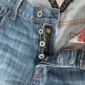 Vintage Baggy Men’s & Woman’s Lucky Brand Jeans Dark Wash Denim Y2K